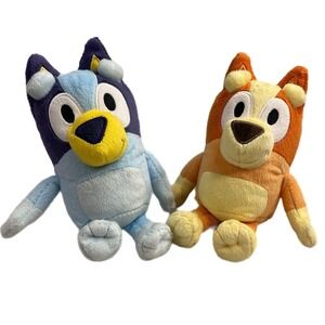Bluey & Bingo 7in plush plushies EUC